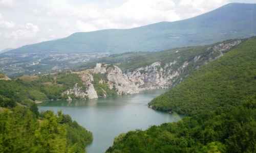 Jezero Bočac na rijeci Vrbas